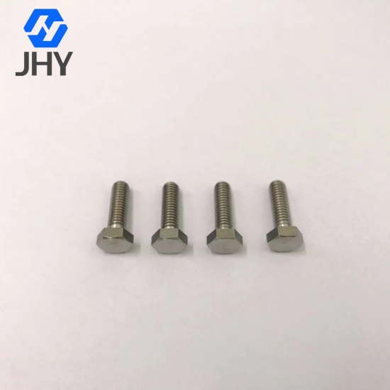 Gr2 M6*20 DIN933 Hot forging titanium hex bolts Gr2 M6*20 DIN933 Hot forging titanium hex bolts