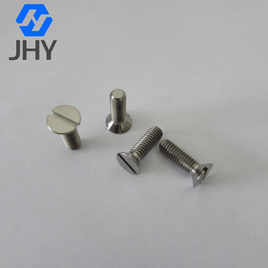 DIN963 Titanium slotted head screws DIN963 Titanium slotted head screws