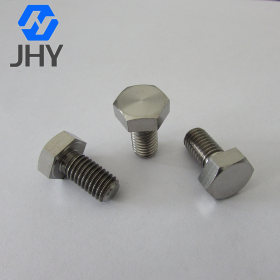 Gr5 DIN933 CNC Titanium hex bolts M6x15 Gr5 DIN933 CNC Titanium hex bolts M6x15