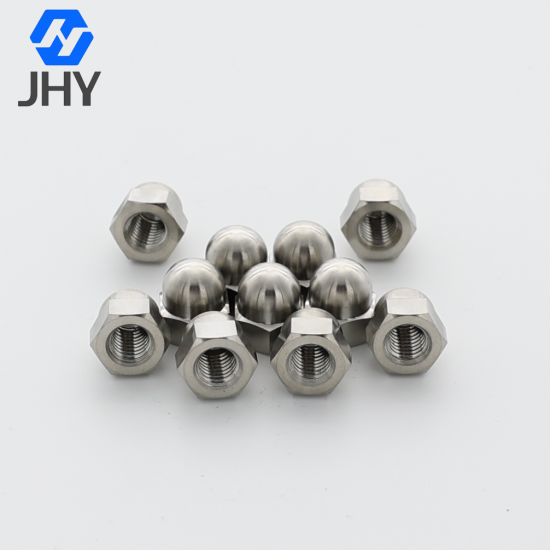 Titanium Hexagon Acorn Nuts