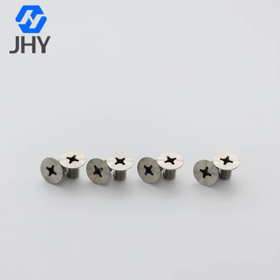 Titanium Cross Recessed Countersunk Head Screws Titanium Cross Recessed Countersunk Head Screws